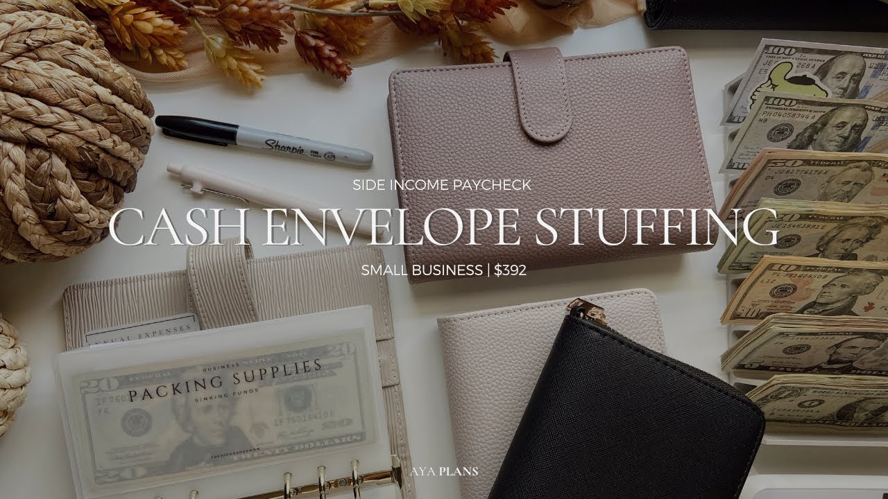 Cash Envelope Stuffing | $392 | Side Income