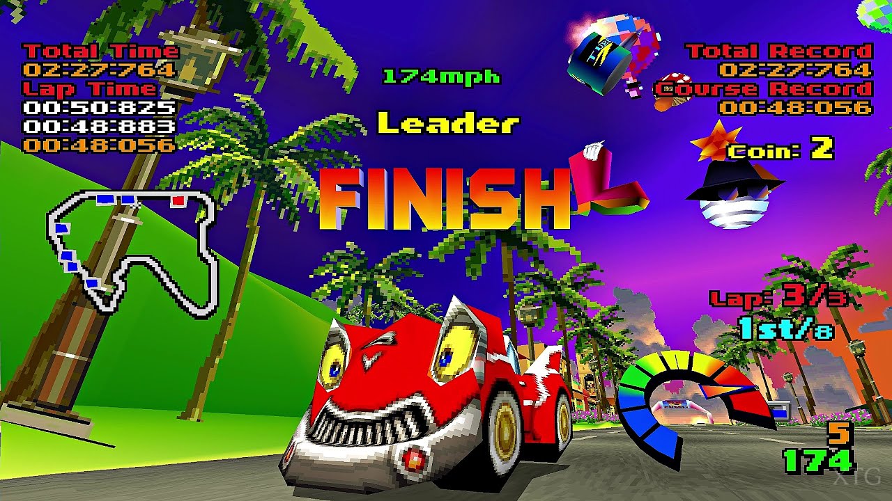 Motor Toon Grand Prix PS1 Gameplay HD (Beetle PSX HW)