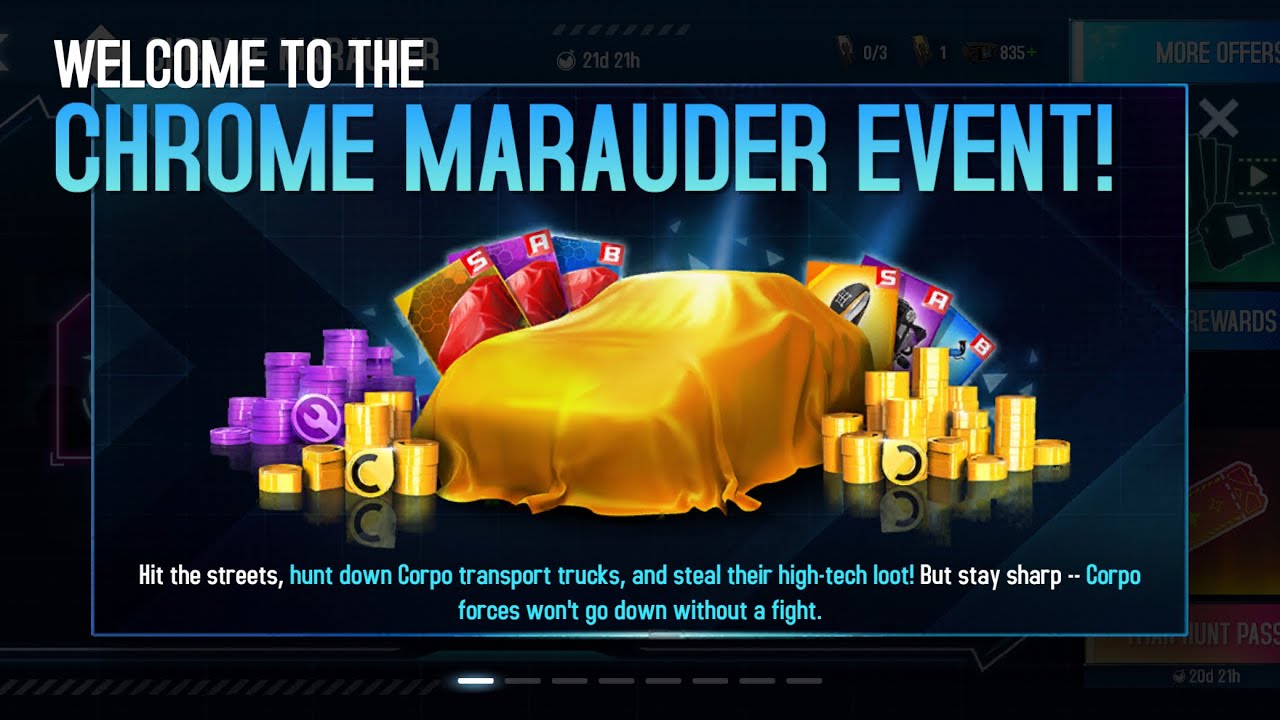Asphalt 8 - Chrome Marauder Event & New Racing Pass Event Official Preview
