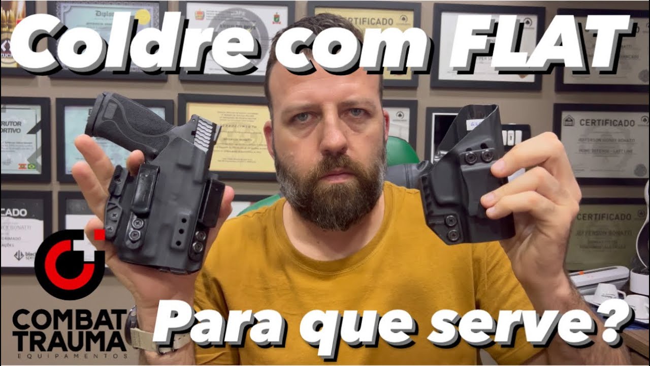 Coldre com FLAP, para que serve? Qual posição ideal!