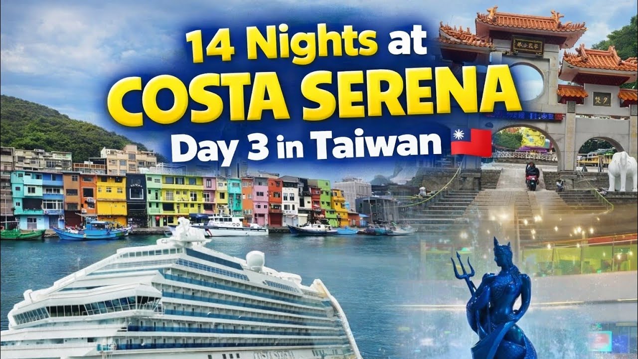 Day 3 at Costa Serena 14 nights Visiting Keelung Taiwan #costa #costaserena