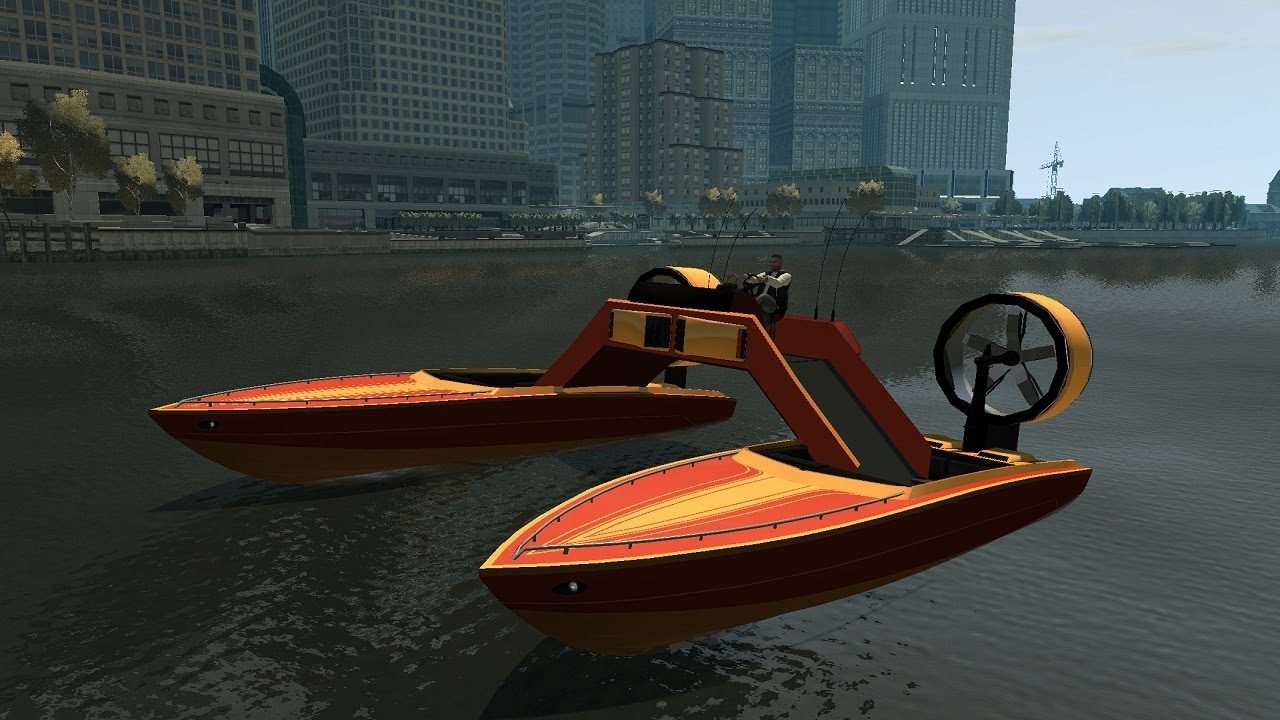 Grand Theft Auto IV - Jetmax Aero Katamaran (MOD) HD