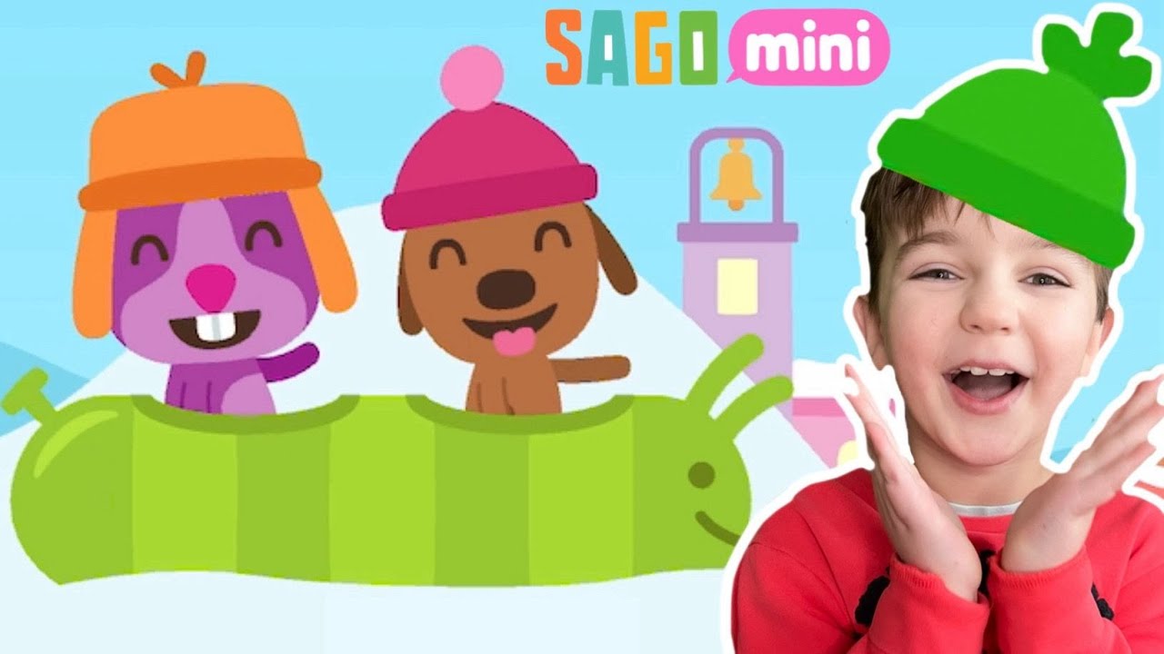 Sago Mini | The fastest downhill ever in Snow Day | Gameplay with Ima