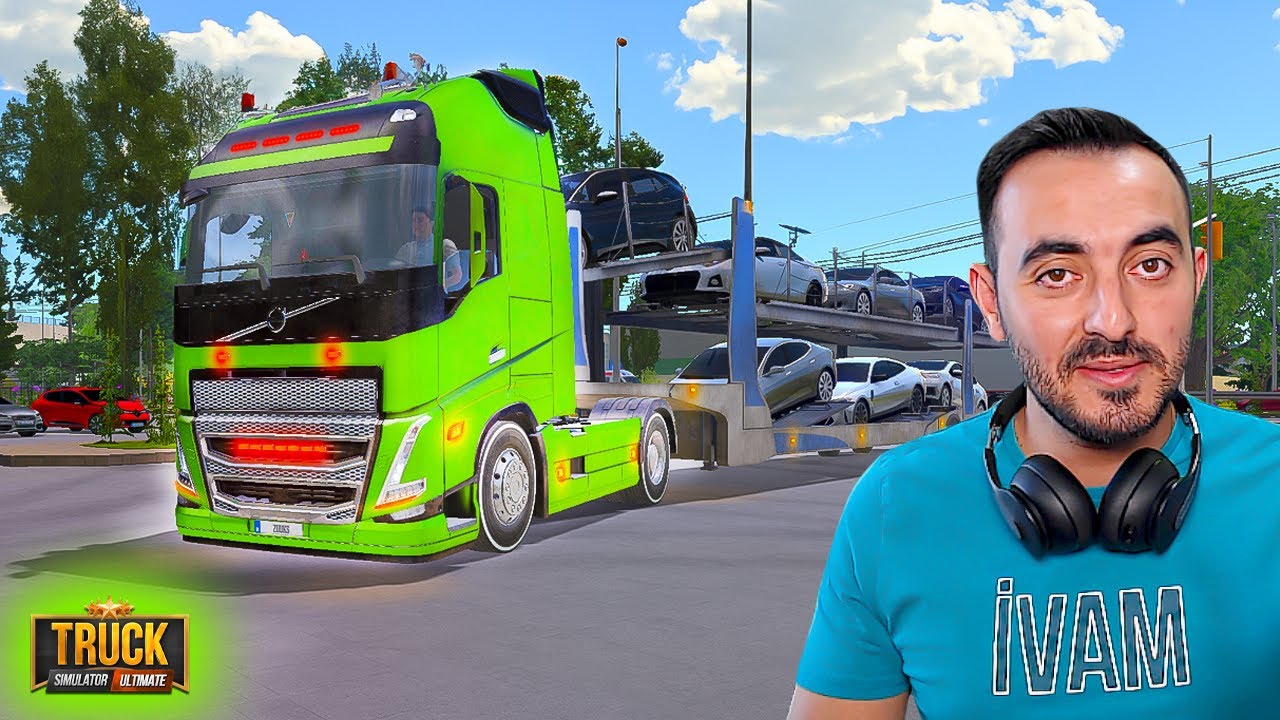 Fabrikadan Yeni Çıkmış 0 KM Arabaları Taşıyoruz !!! Truck Simulator Ultimate