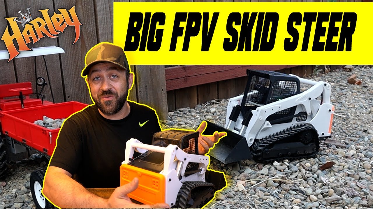 Huge FPV 3D Printed RC Skid Steer