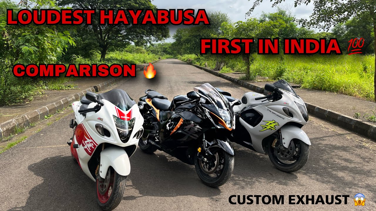 Loudest 3rd Generation Hayabusa In India 😱 | Custom Exhaust 🔥