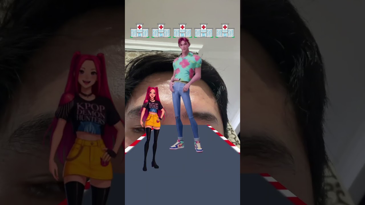 Pom&oacute;ż Mirze kontuzjowanej💃🏻 #tiktok #tiktokchallenge #mira #demonhunter #huntrix #sajaboys #shorts