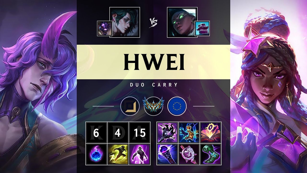 Hwei Carry vs Senna - EUW Challenger Patch 25.15