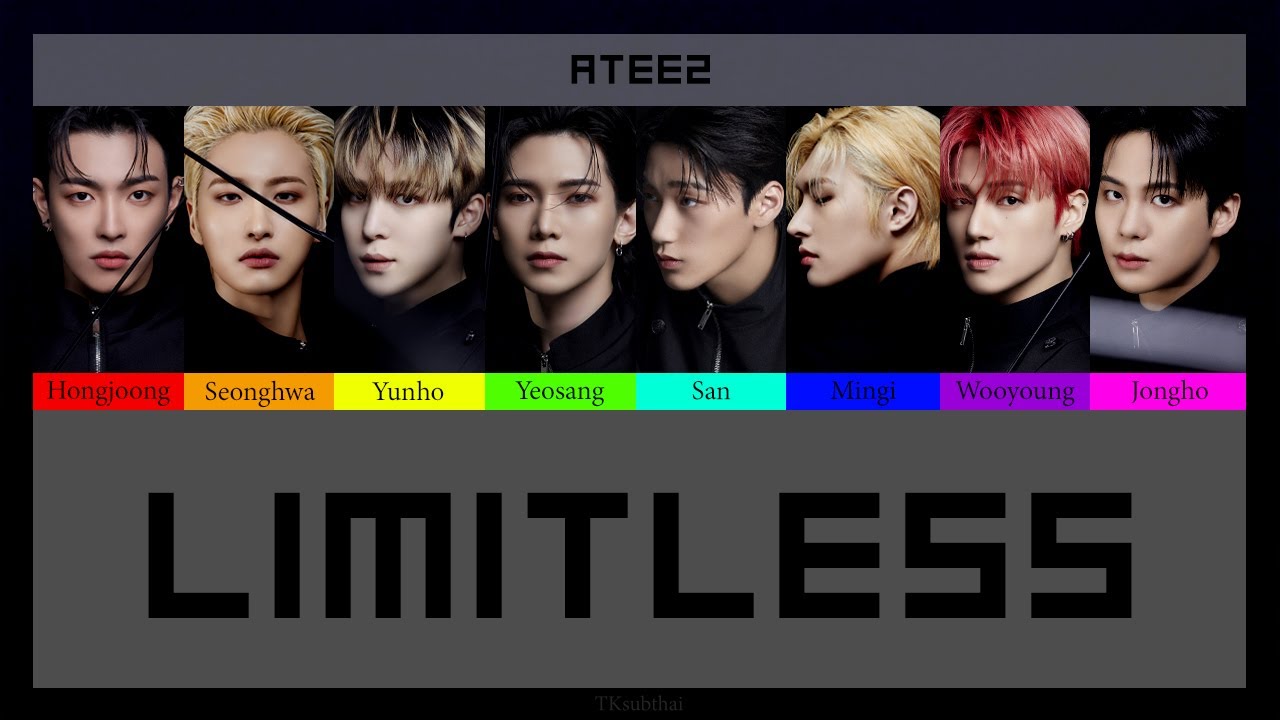 에이티즈 (ATEEZ) - Limitless [Color Coded Thaisub]