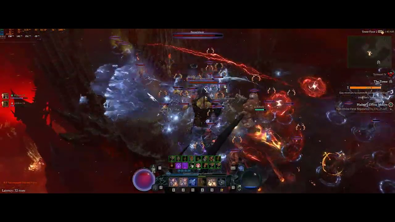 Diablo 4 S11 PTR Pit tier 101 Crackling energy Sorc