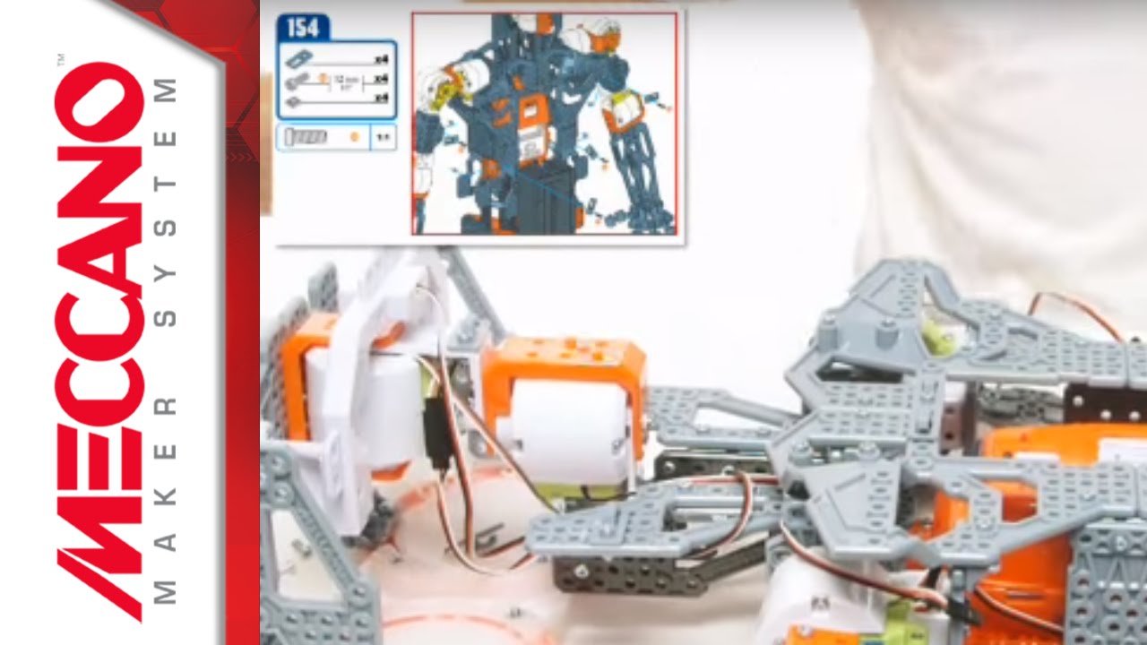 How to Build Meccanoid G15KS: Steps 146-156