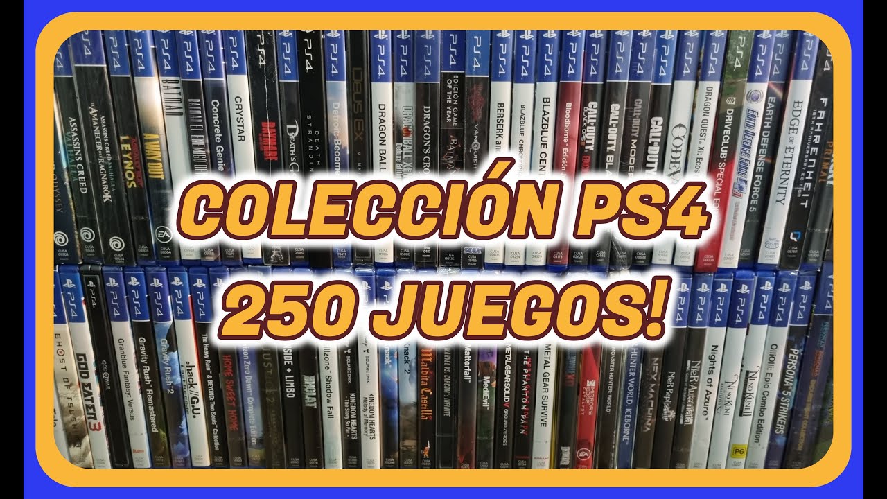 COLECCIÓN PS4: 250 JUEGOS!