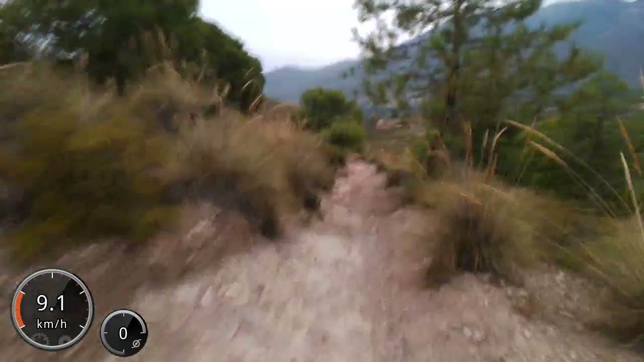 Cycling Orgiva on a MTB