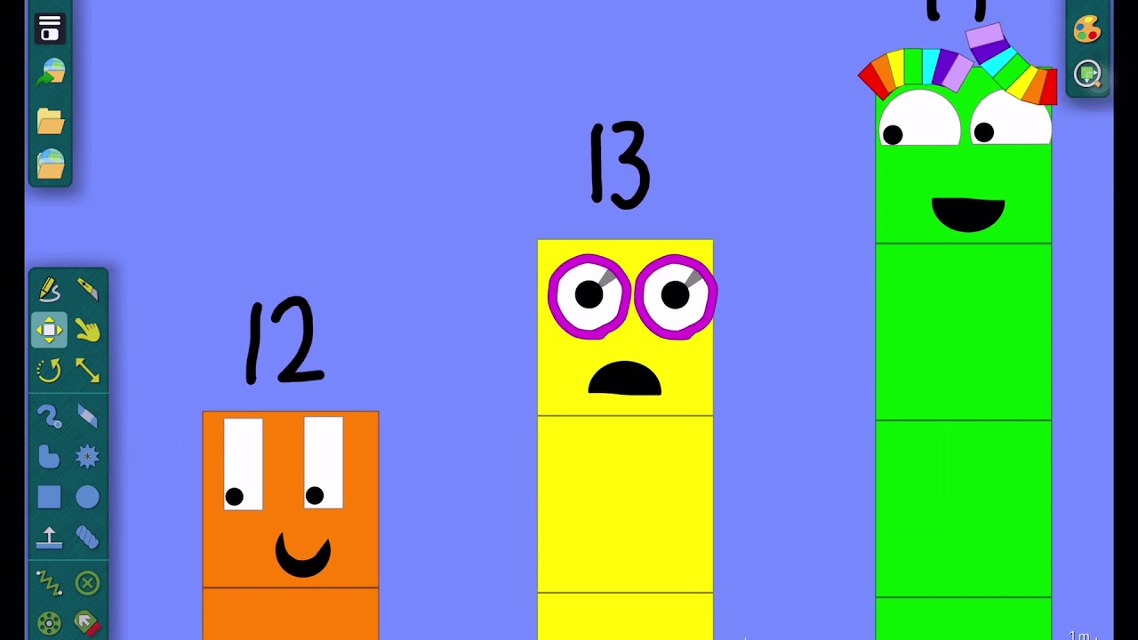 Шоу Numberblocks, 2 сезон, 8 серия. Numberblocks празднуют 2020 год.