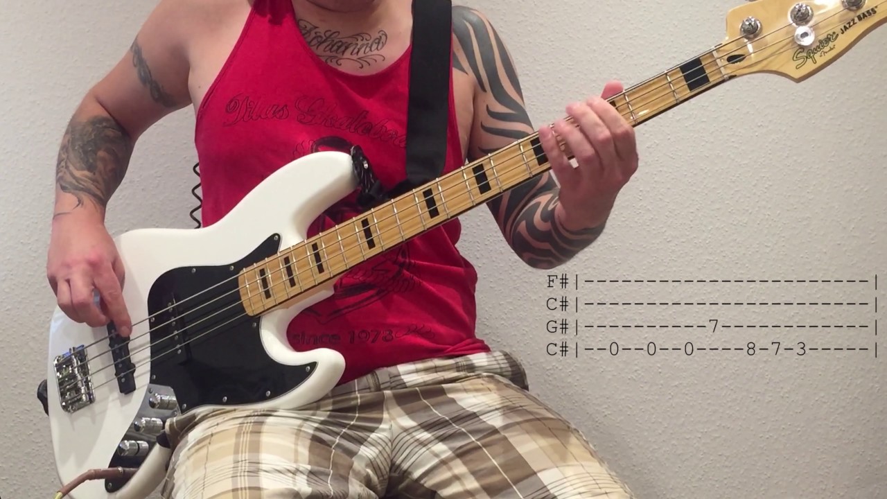 One step closer by Linkin Park - Bass Cover with Tabs