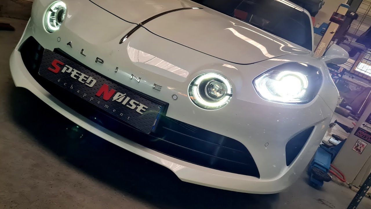 Alpine A110 prête à rugir  -  Speed Noise échappement inox