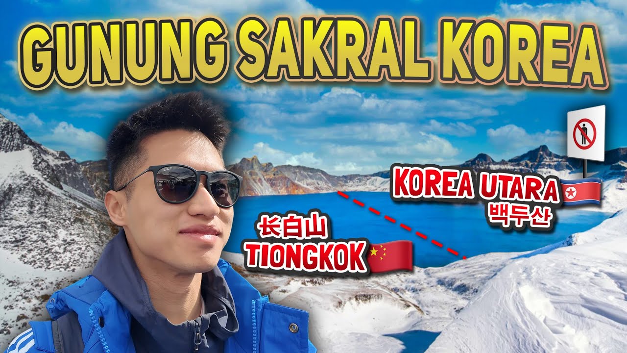Konon KIM JONG-IL Lahir di 백두산 Gunung Ini😱⁉️ Gunung Paektu🏔️ Perbatasan Tiongkok🇨🇳 dan Korea Utara🇰🇵