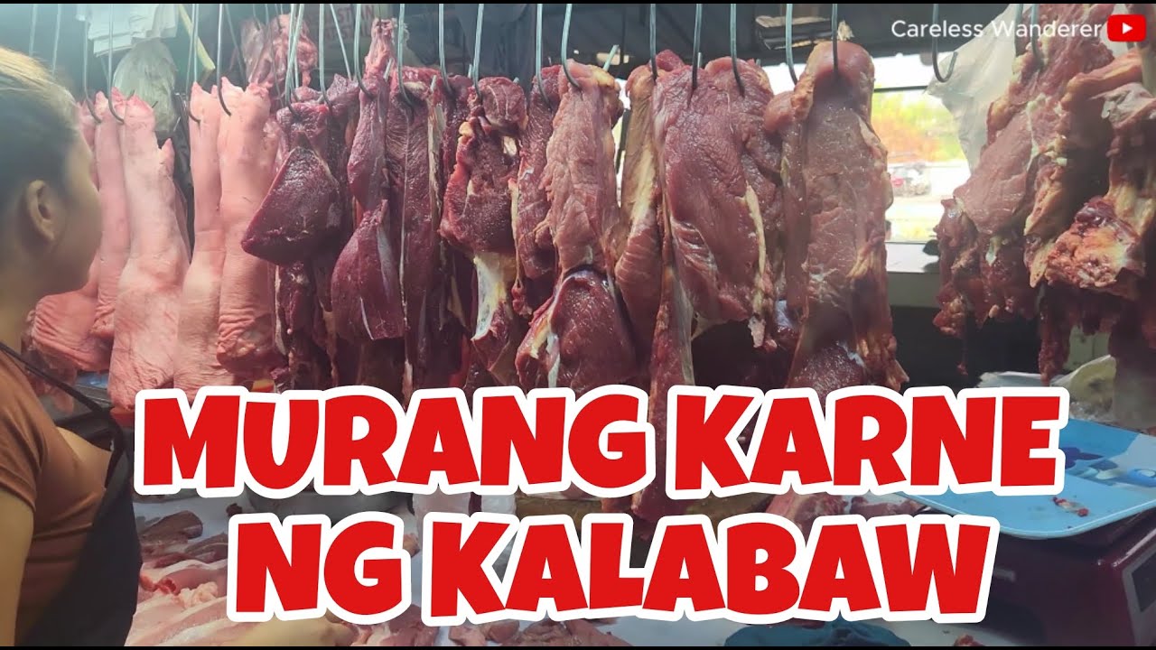 TARLAC CITY PUBLIC MARKET | Ang Daming Karne ng BAKA at KALABAW