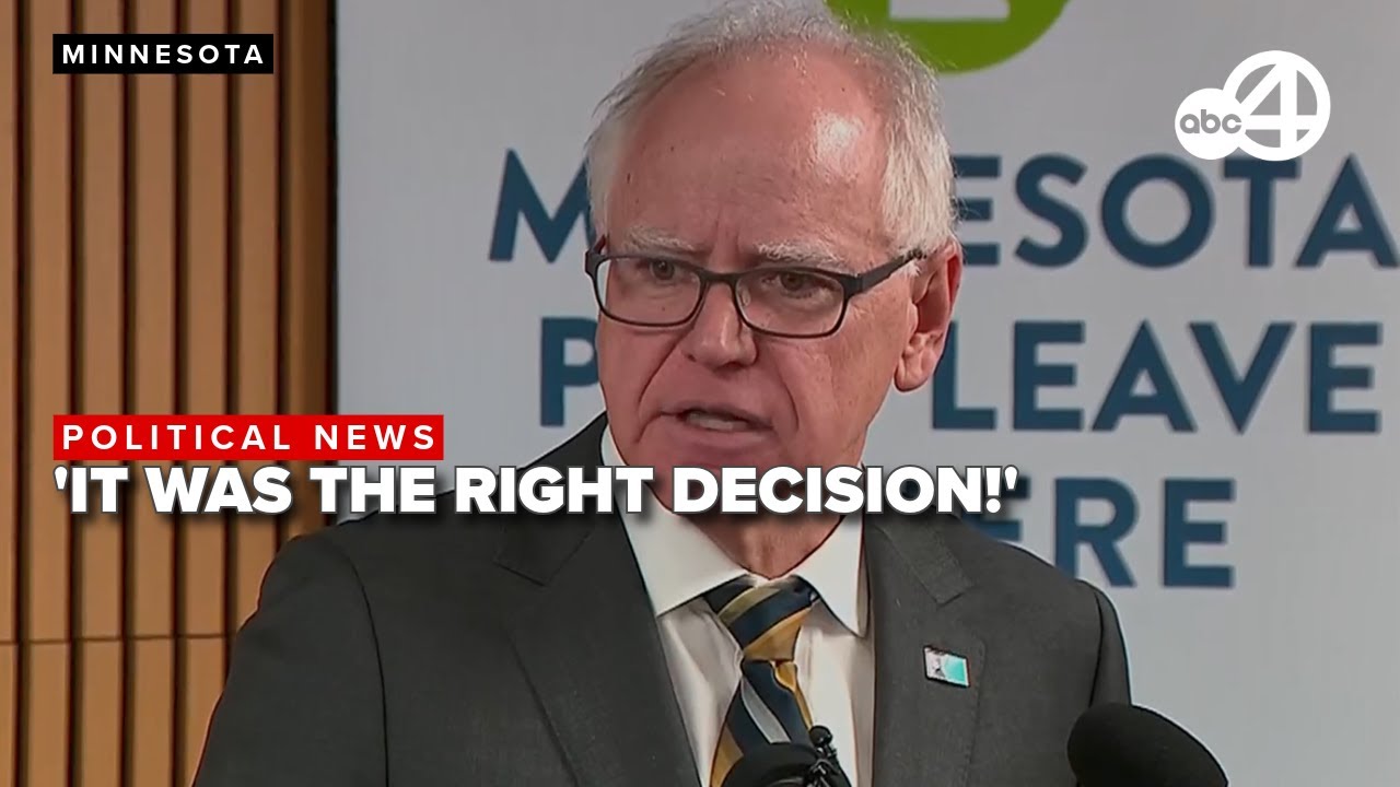 'This is a decision I make!' Minnesota Gov. Tim Walz on dropping re-election bid