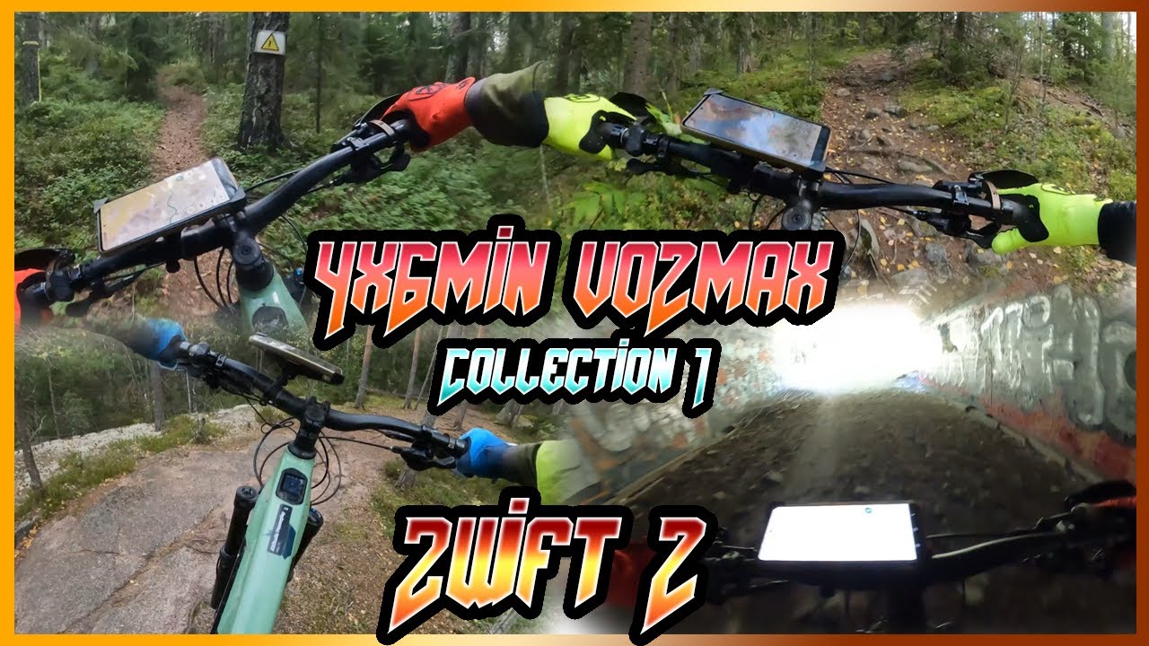 Zwift 2 | 4x6min | VO2 Collection 1 | Rap Metal Intervals | eMTB 2025