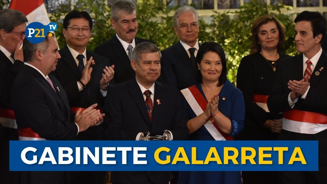 As&iacute; fue la JURAMENTACI&Oacute;N DEL GABINETE MINISTERIAL encabezado por Luis Galarreta