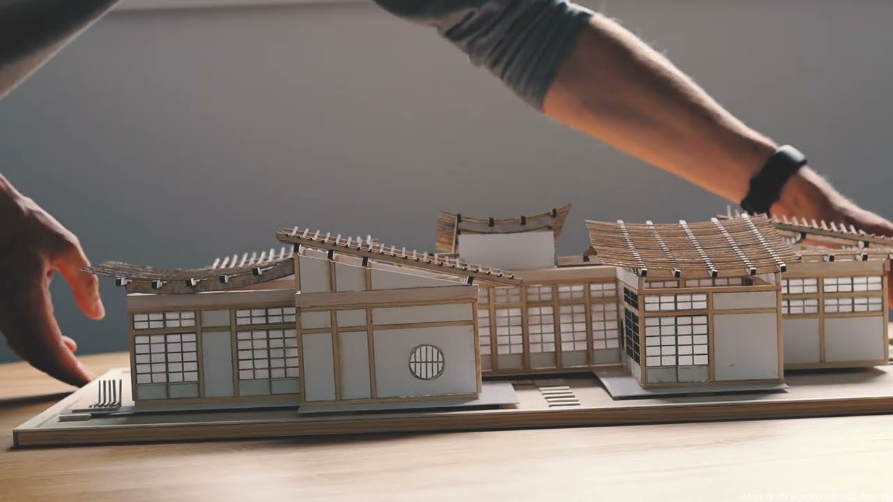 Architecture Model Making: Japanese House Study