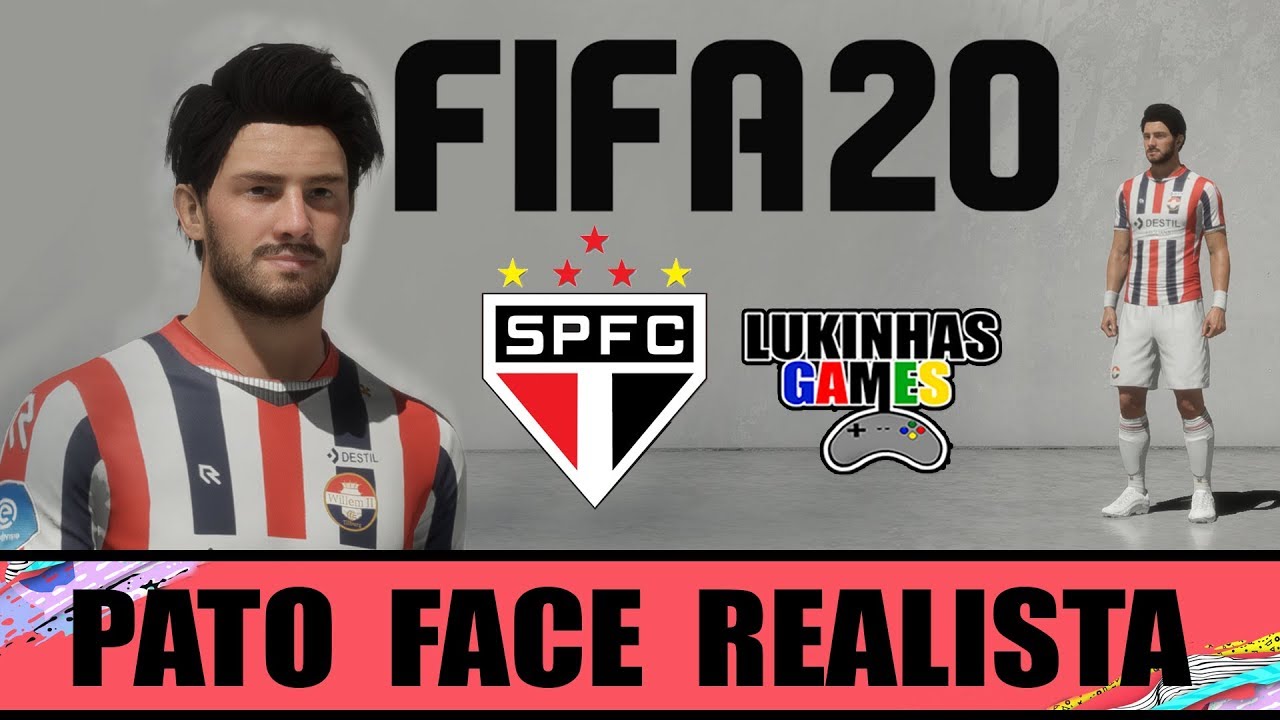 FIFA 20 - ALEXANDRE PATO - SÃO PAULO / FACE REALISTA / HOW TO MAKE / TUTORIAL / PRO CLUBS