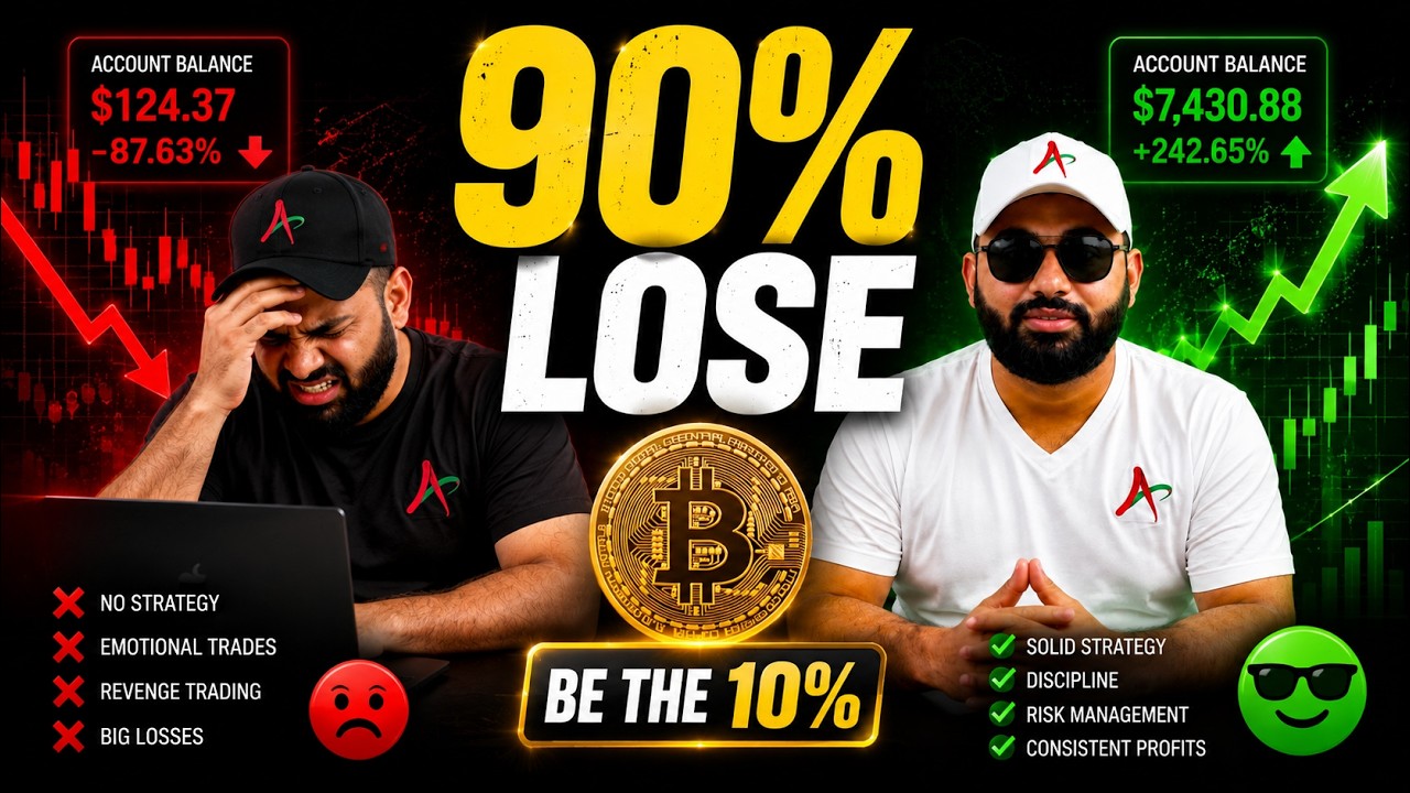 Why 90% of Crypto Traders Lose Money (And How You Can Be in the 10%)