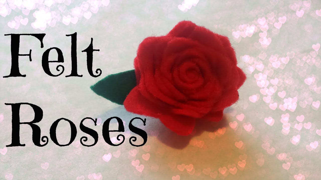 How to make a felt rose | KaioraKrafts