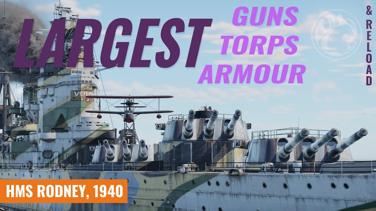 HMS Rodney, 1940 &mdash; Ужасающее будущее линкоров в War Thunder?!