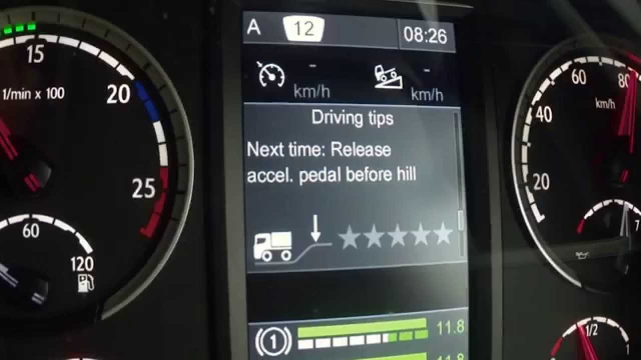 Scania Peak Efficiency Programme - Start The Vehicle