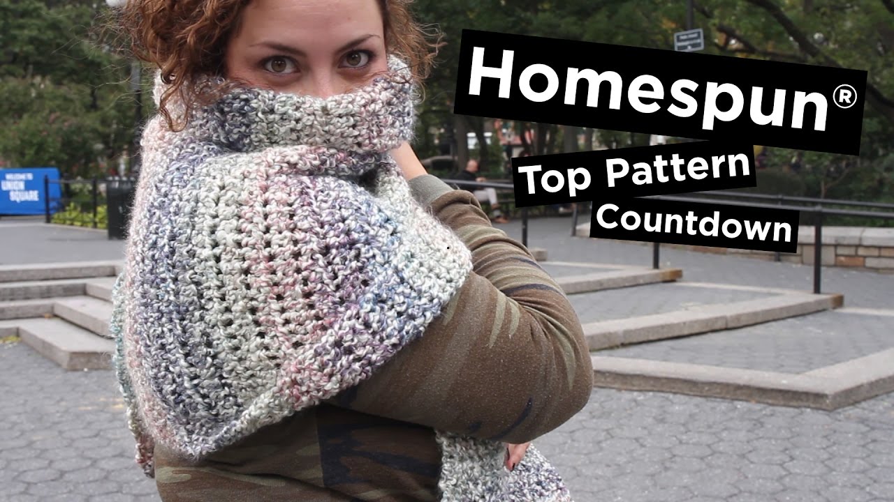 5 Most Popular Homespun&reg; Knit & Crochet Patterns
