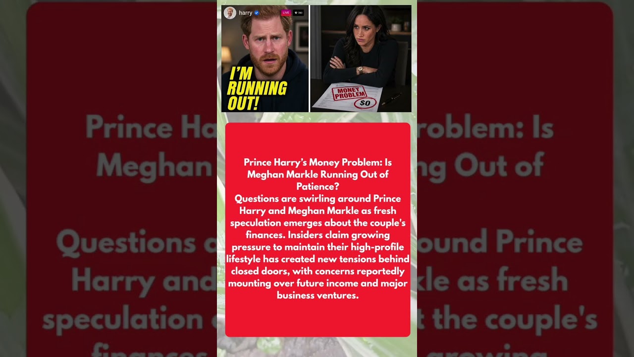 Are Financial Pressures Creating New Tensions For Harry And Meghan? #royalfamily #meghanmarkle #news