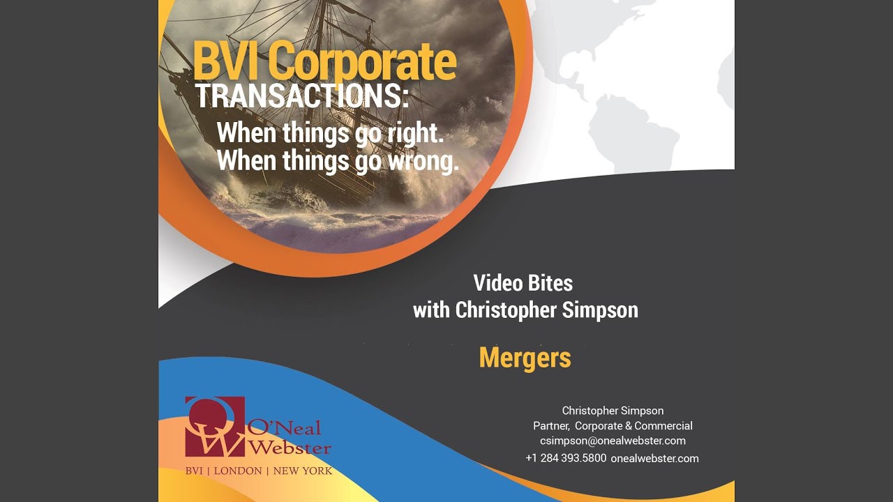 BVI Corporate Transactions |  Mergers