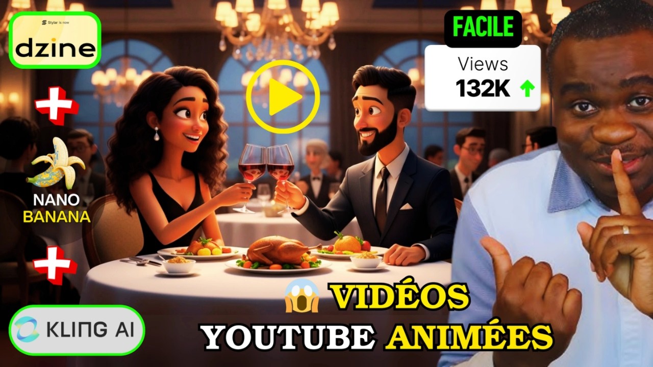 Lance ton Podcast Faceless YouTube avec l’IA 🚀 | Nano Banana + Kling + Suno (Guide 2025)