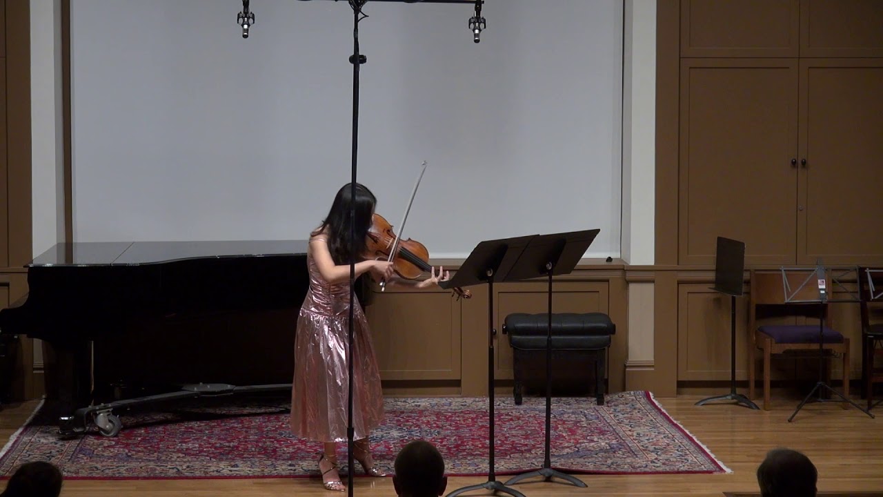 Luosha Fang Bacewicz Four Caprices for violin arranged for solo viola