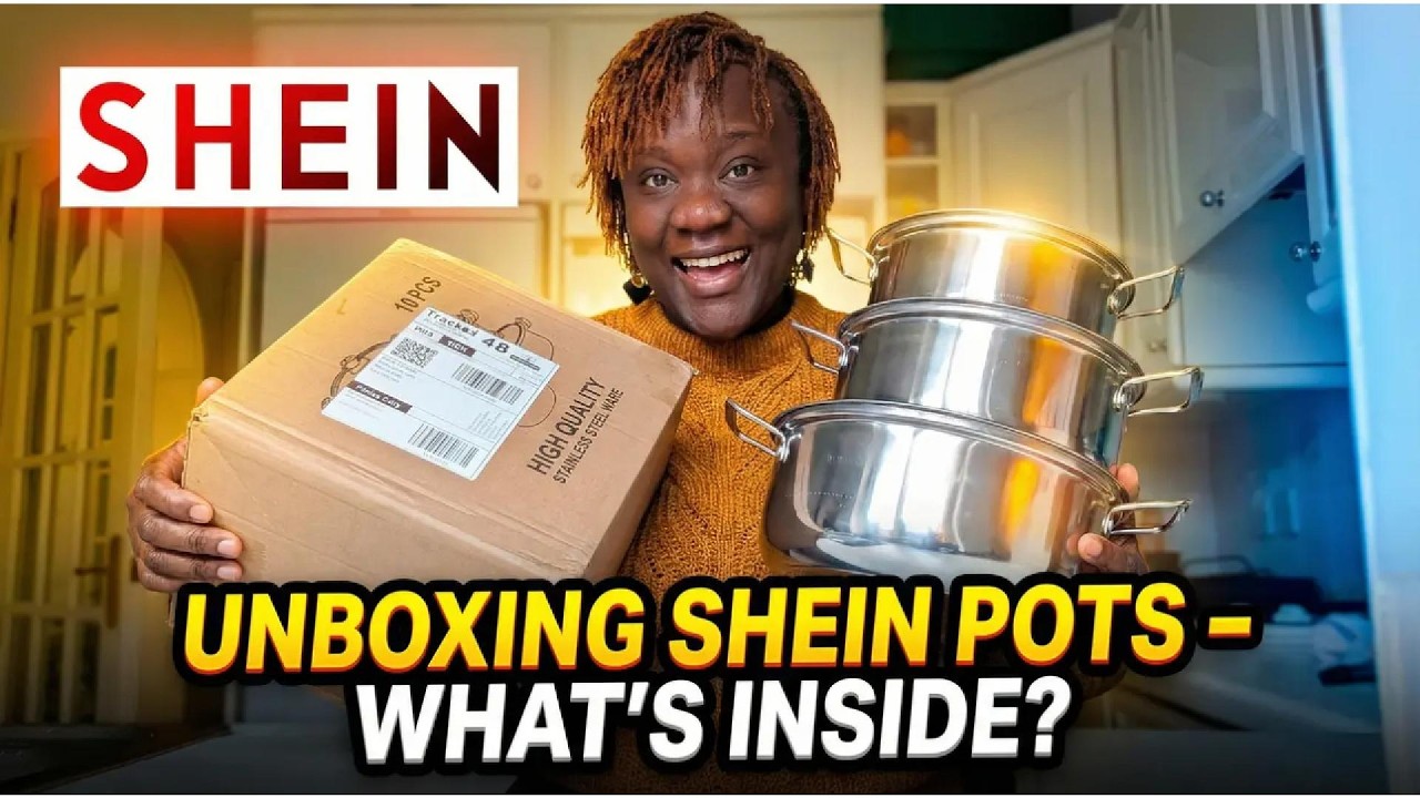 Shein haul | Unboxing cooking pots I bought on shein