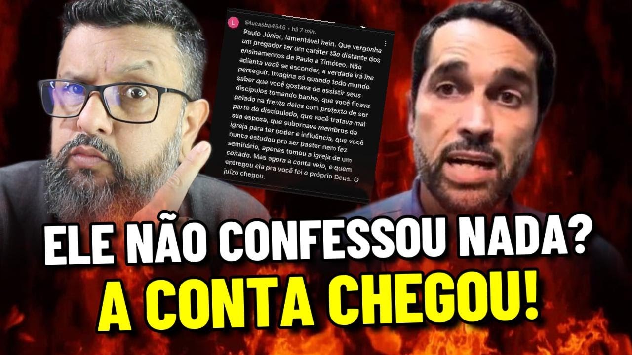 ELE NÃO CONFESSOU? PR PAULO JUNIOR É INDAGADO POR CONHECIDOS