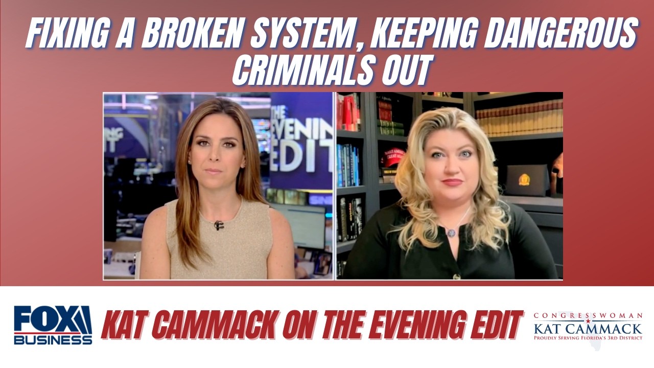 May 28, 2026 Congresswomen Kat Cammack joins Evening Edit