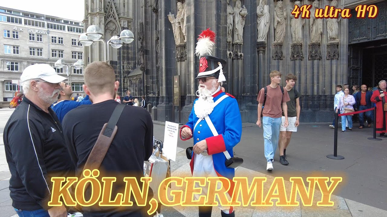 Cologne Köln Germany, the Most Beautiful City Walking Tour New Edit 2023 - 4K 60FPS HD#viral