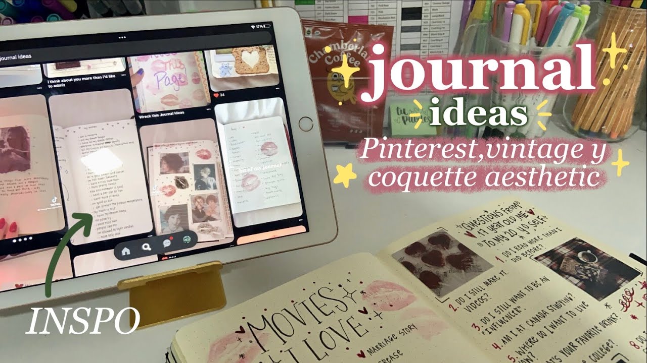 journal ideas pinterest aesthetic ☽༓･*˚⁺‧͙