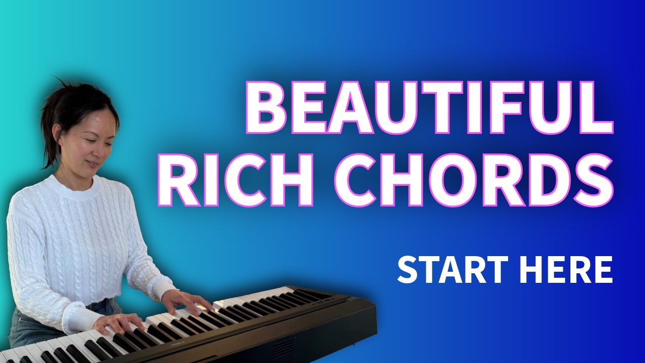 4 Simple Chords &rarr; Rich, Flowing Piano (Beginner Friendly Guide)