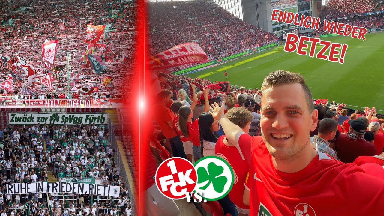 👹🔥 ENDLICH wieder Fußball aufm BETZE! | 1. FC Kaiserslautern - SpVgg Fürth | Stadionvlog