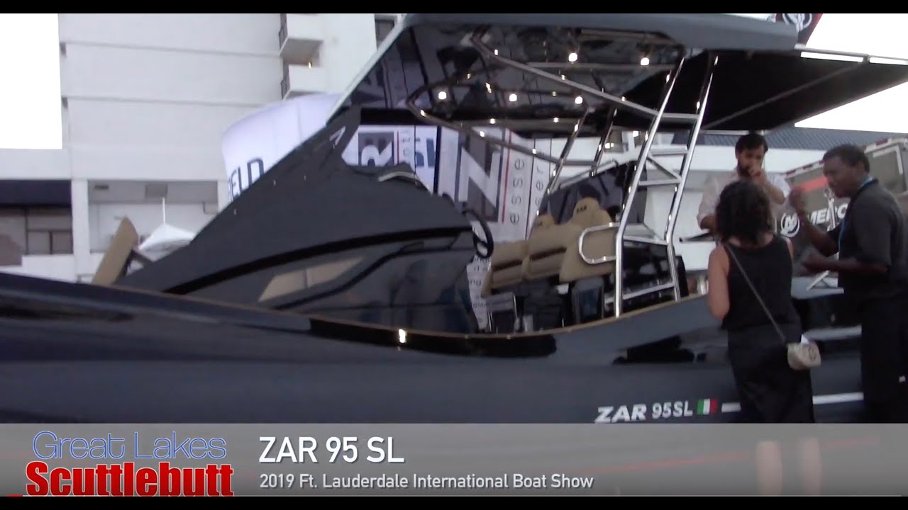 Walkthrough The NEW Zar 95 SL! @The 2019 Ft Lauderdale Int'l Boat Show!