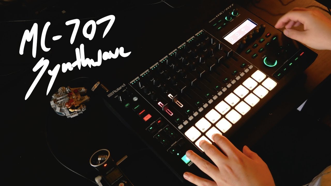 Synthwave on MC-707 from Scratch