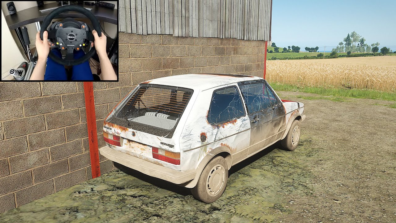Rebuilding A Volkswagen Golf GTI MK1 - Forza Horizon 4 (Steering Wheel + Shifter) Gameplay