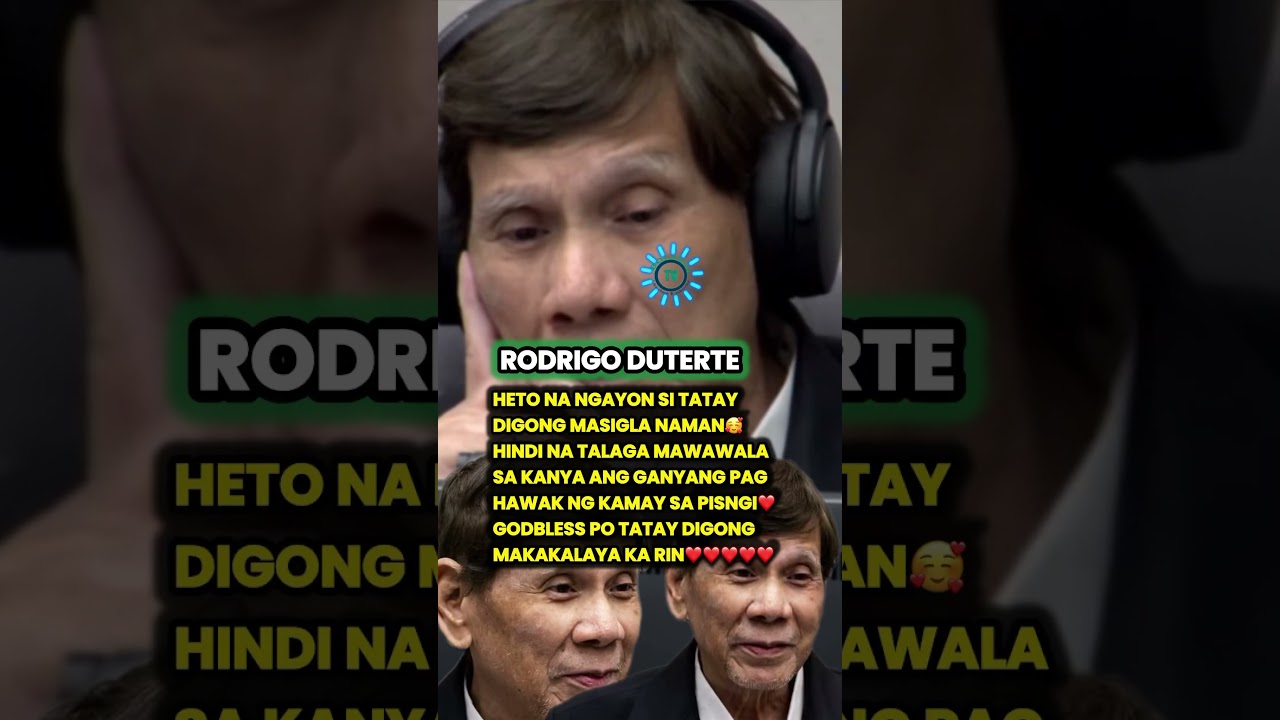 RODRIGO DUTERTE! MULING NAKITA SI TATAY DIGONG NG MGA TAONG NAGMAMAHAL SA KANYA #rodrigoduterte