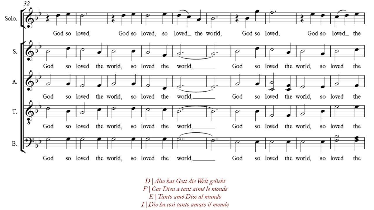 Chilcott | God so loved the world [&aacute; 5; BYU Singers]