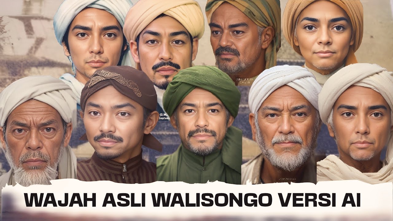 WAJAH ASLI WALISONGO VERSI AI
