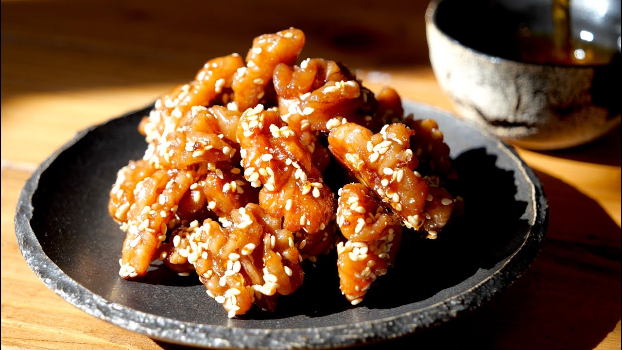 [桂花琥珀核桃 Crunchy Caramelized Walnuts] 免油炸、香酥脆，吃不停的中式小零嘴！ – Home Cooked Delights